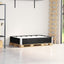 palleramme 120x80 cm massivt fyrretræ sort
