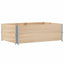 pallerammer 2 stk. 120x80 cm massivt fyrretræ