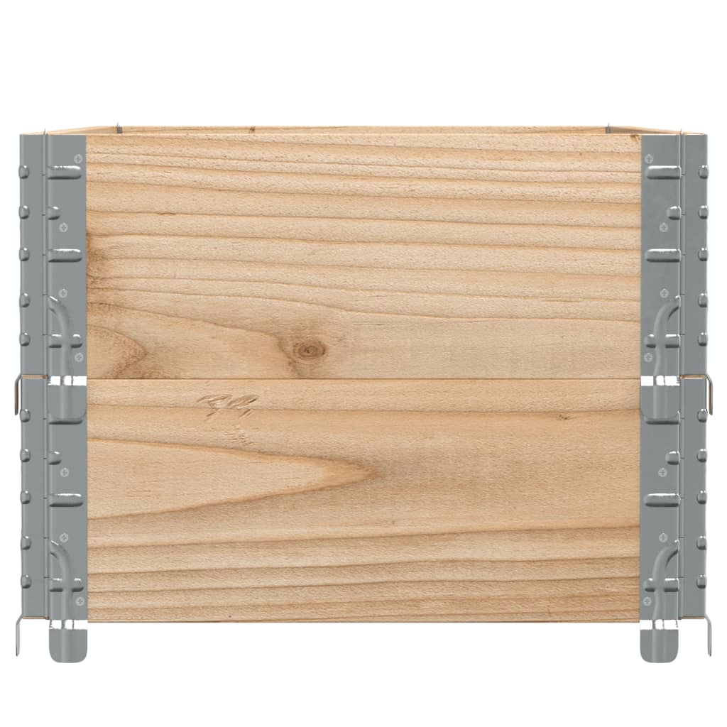 pallerammer 2 stk. 100x50 cm massivt fyrretræ