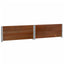 pallerammer 2 stk. 100x100 cm massivt fyrretræ brun