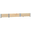 palleramme 150x50 cm massivt fyrretræ