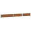 palleramme 150x50 cm massivt fyrretræ brun
