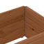 pallerammer 2 stk. 150x50 cm massivt fyrretræ brun