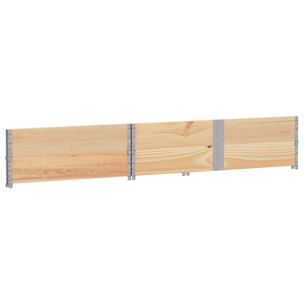 pallerammer 2 stk. 150x100 cm massivt fyrretræ