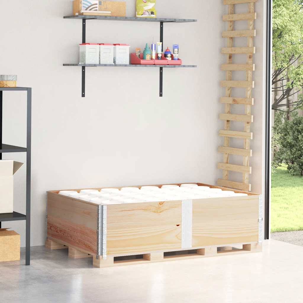 pallerammer 2 stk. 150x100 cm massivt fyrretræ