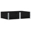 pallerammer 2 stk. 150x100 cm massivt fyrretræ sort