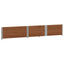 pallerammer 2 stk. 150x100 cm massivt fyrretræ brun