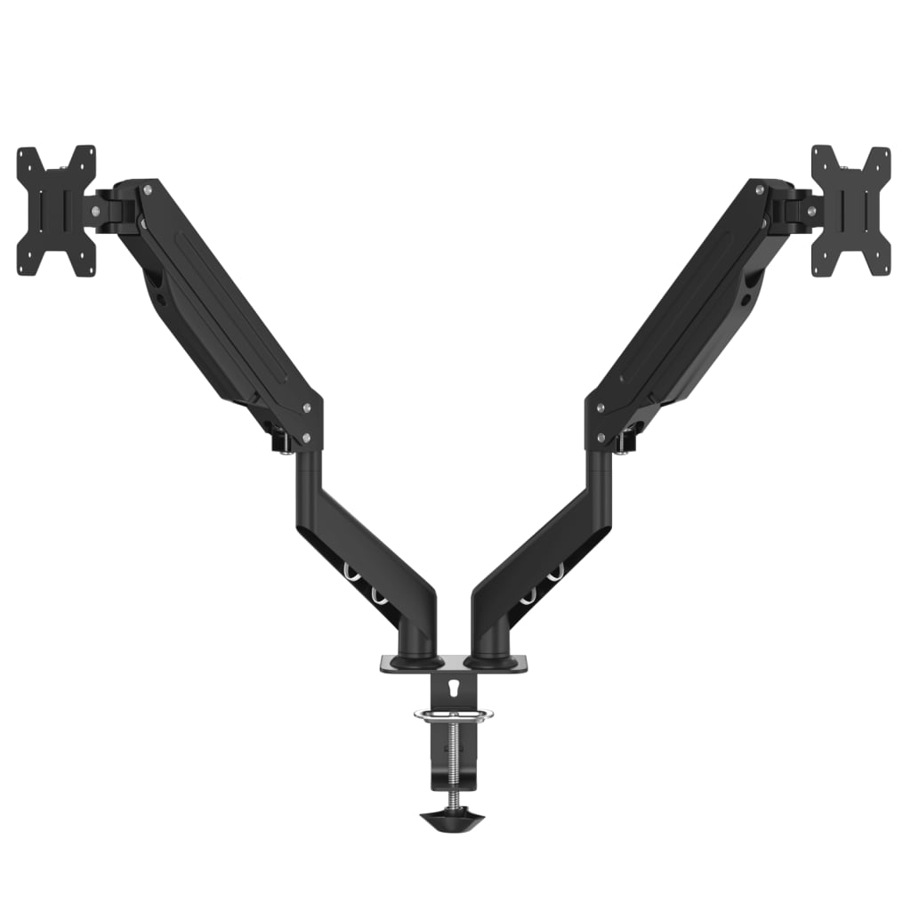 dobbelt skærmholder maks. 27" skærm gasfjeder 20 kg