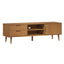 tv-skab MOLDE 158x40x49 cm massivt fyrretræ brun