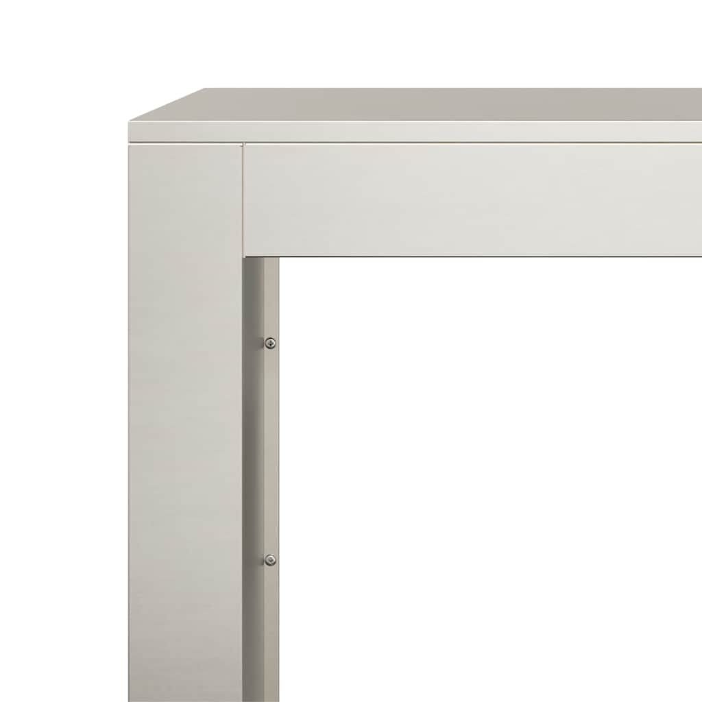 Brændereol 100x40x80 cm i vejrbestandigt stål