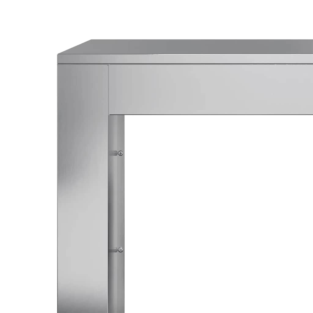 brændestativ 60x40x60 cm galvaniseret stål