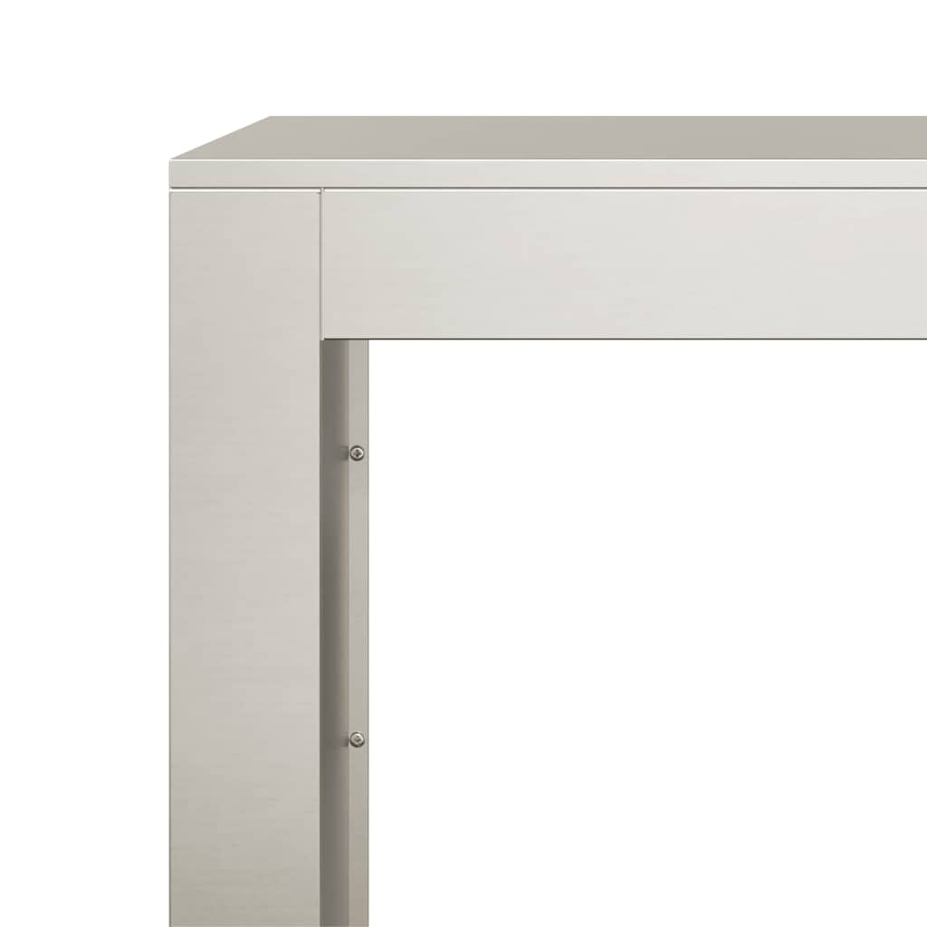 Brændereol 60x40x60 cm i vejrbestandigt stål