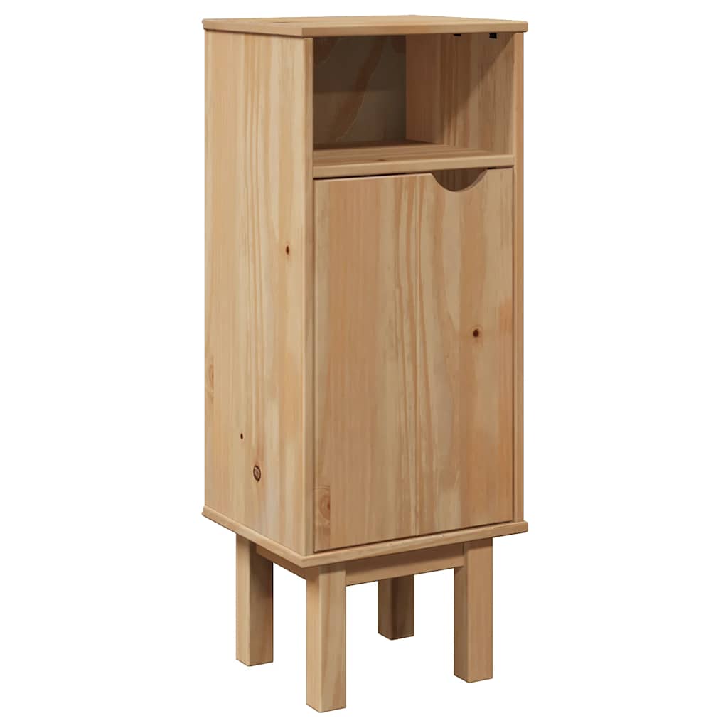 vægskab til badeværelse OTTA 35x30x55 cm massivt fyrretræ