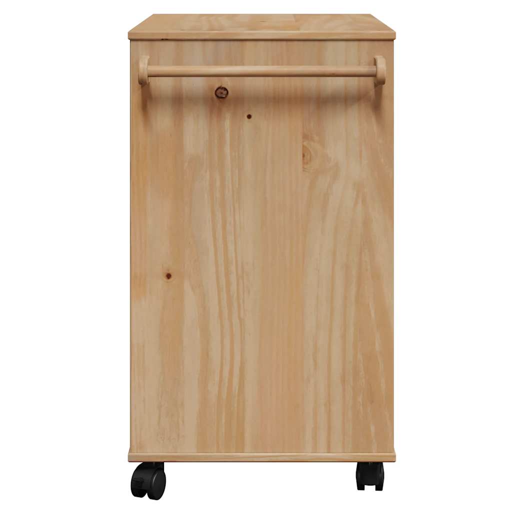 køkkenvogn OTTA 59x45x80 cm massivt fyrretræ