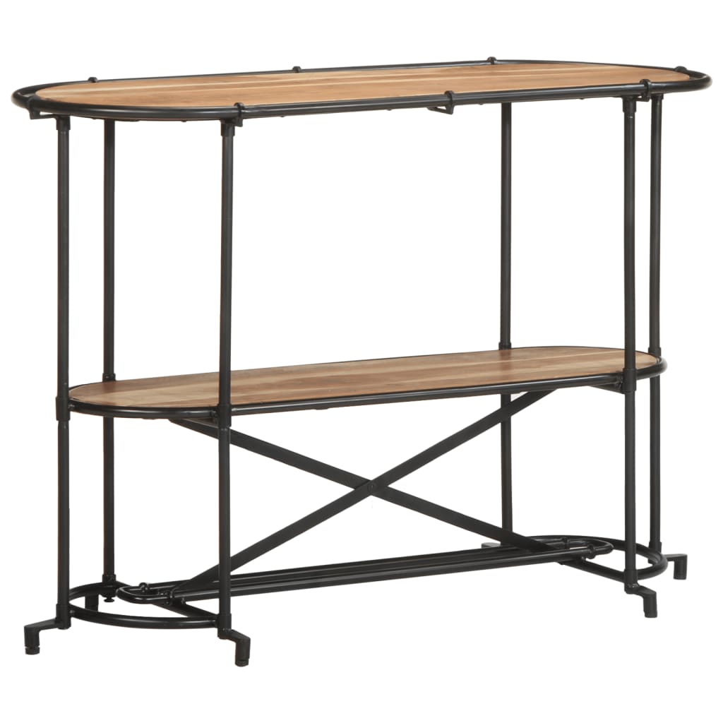 konsolbord 110x42x76 cm massivt akacietræ