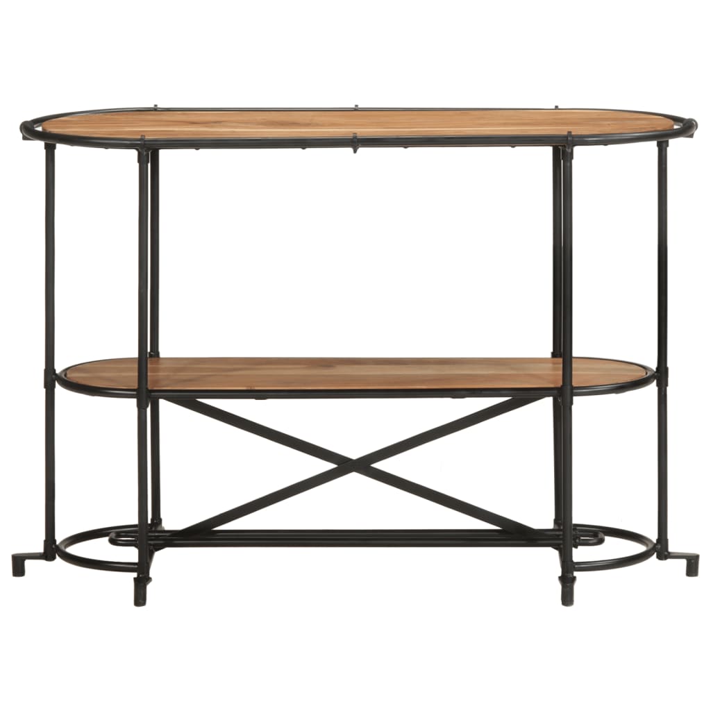 konsolbord 110x42x76 cm massivt akacietræ