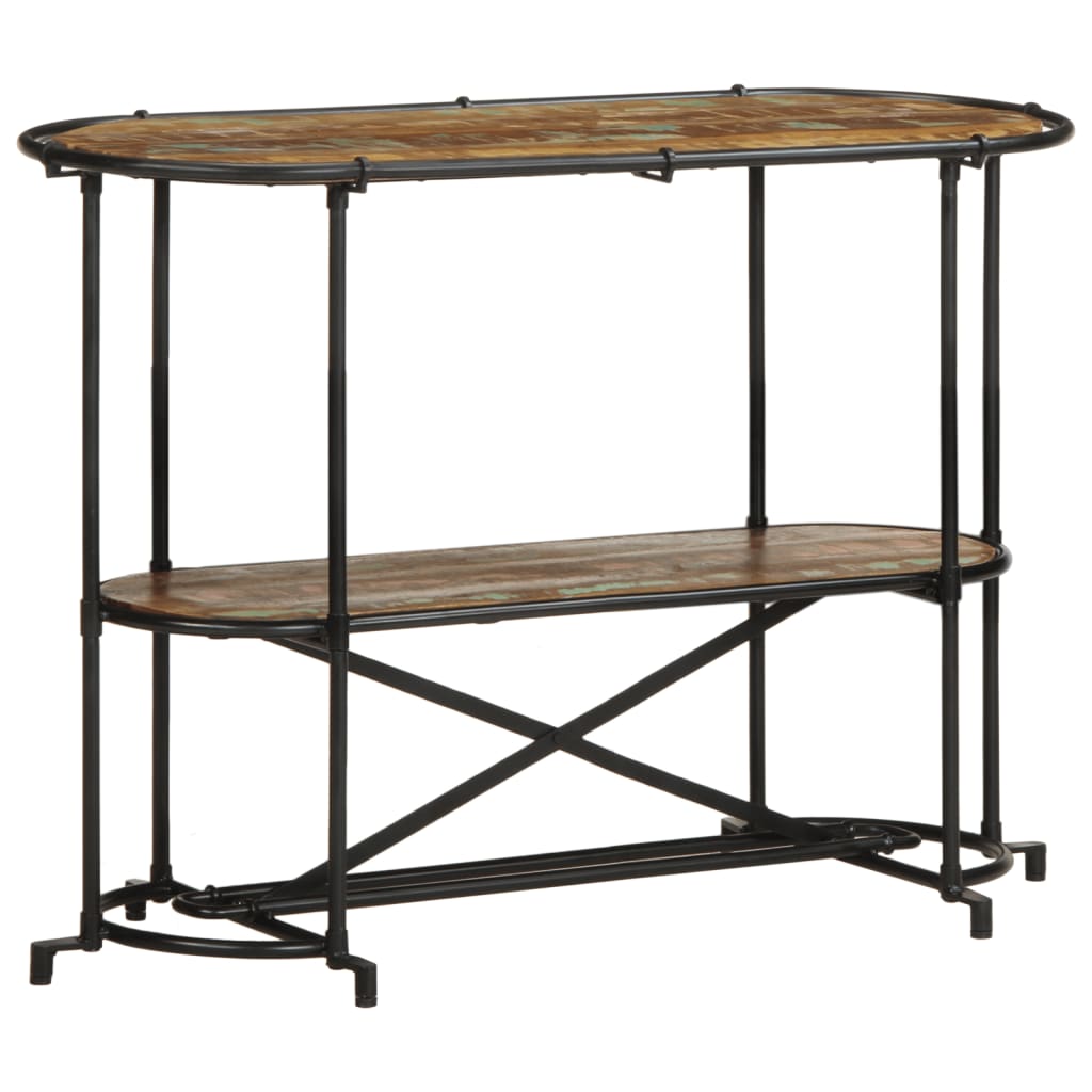 konsolbord 110x42x76 cm massivt genbrugstræ
