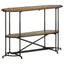 konsolbord 110x42x76 cm massivt genbrugstræ