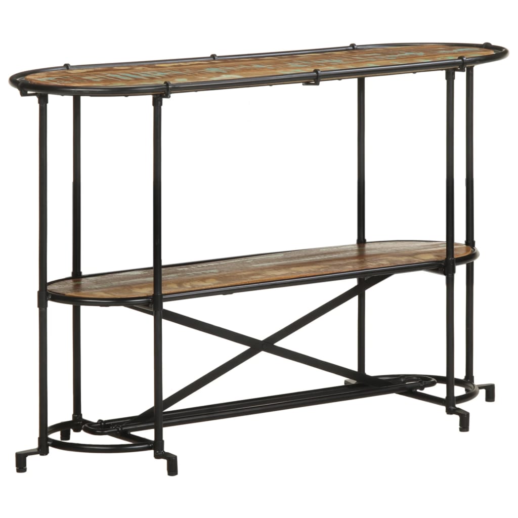 konsolbord 110x42x76 cm massivt genbrugstræ