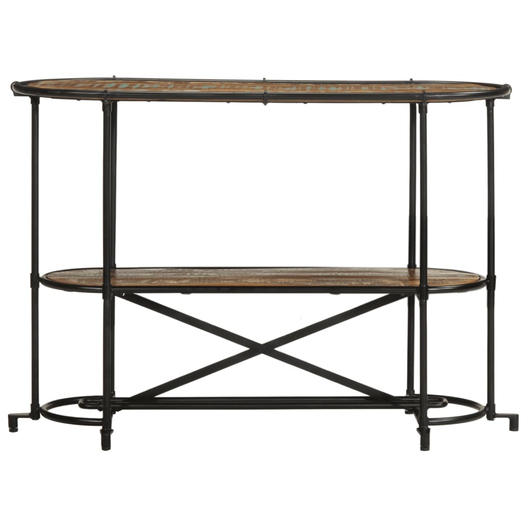 konsolbord 110x42x76 cm massivt genbrugstræ