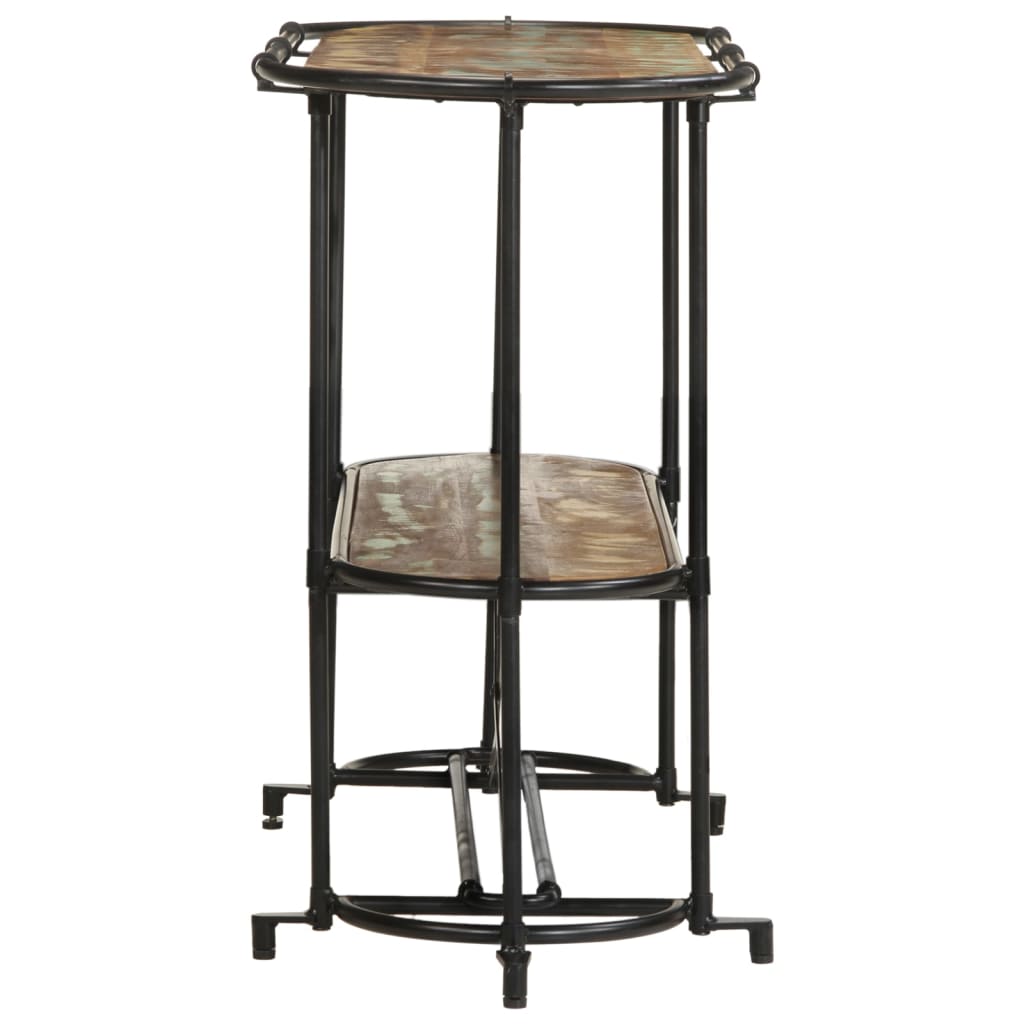 konsolbord 110x42x76 cm massivt genbrugstræ