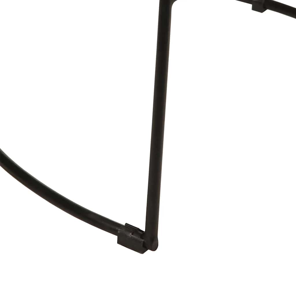 barstole 2 stk. 49x43x88 cm massivt mangotræ sort