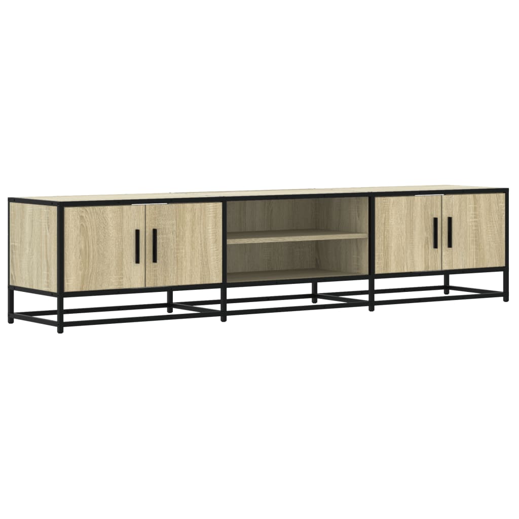 tv-bord 180x35x41 cm konstrueret træ sonoma-eg