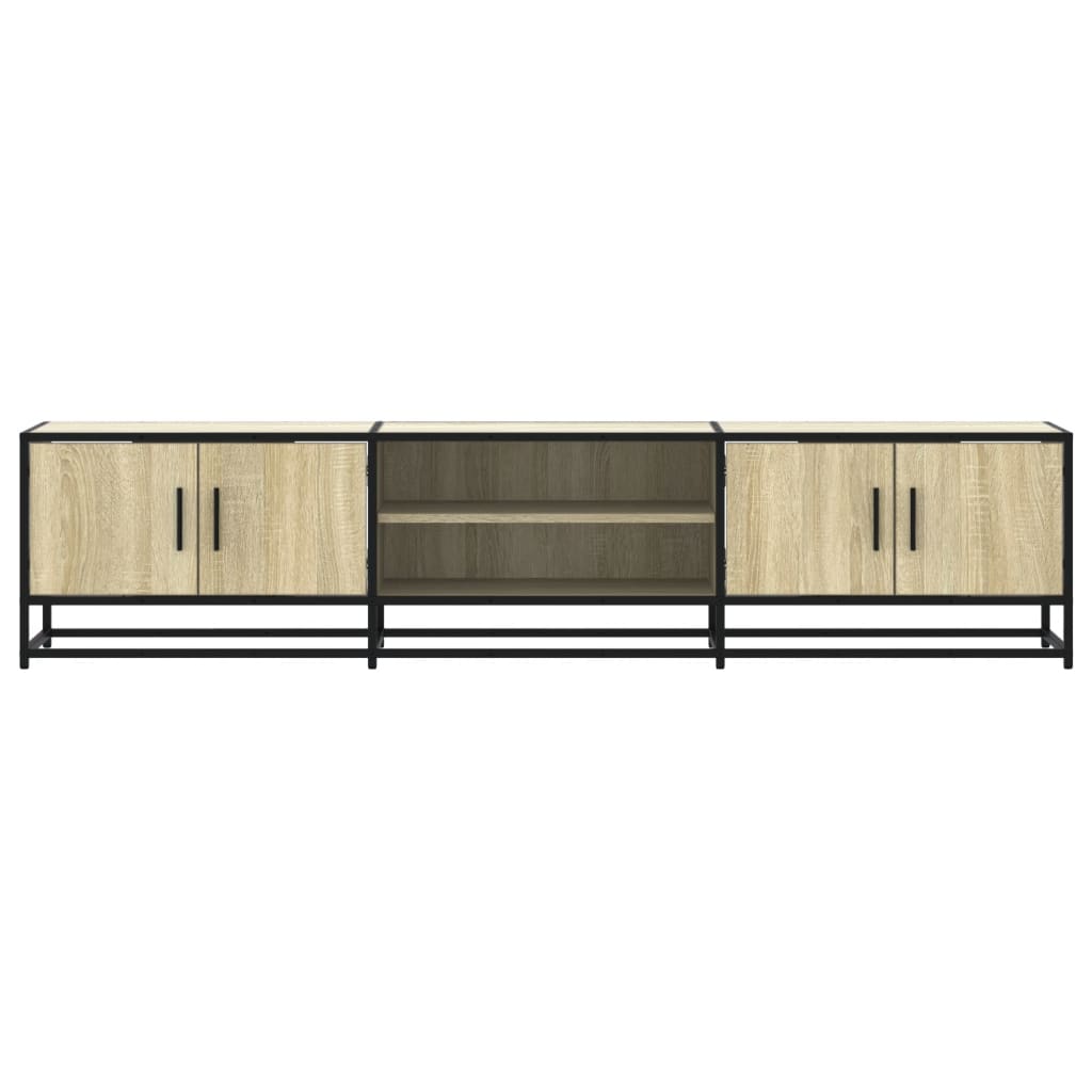 tv-bord 180x35x41 cm konstrueret træ sonoma-eg