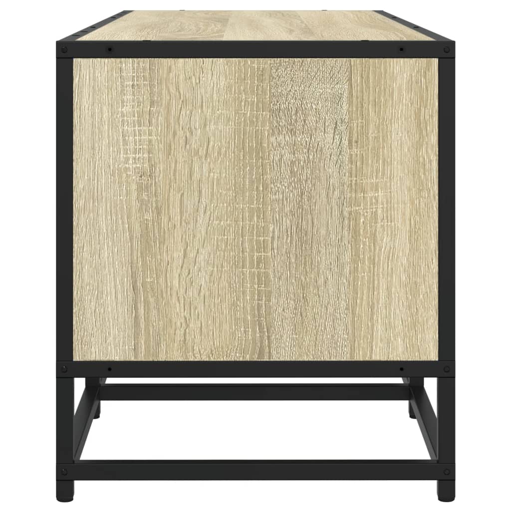 tv-bord 180x35x41 cm konstrueret træ sonoma-eg