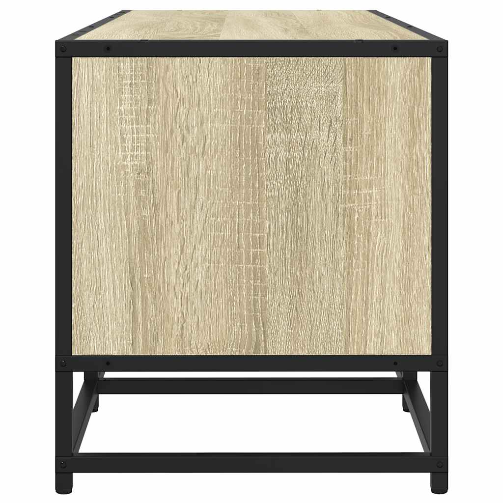 tv-bord 210x35x41 cm konstrueret træ sonoma-eg