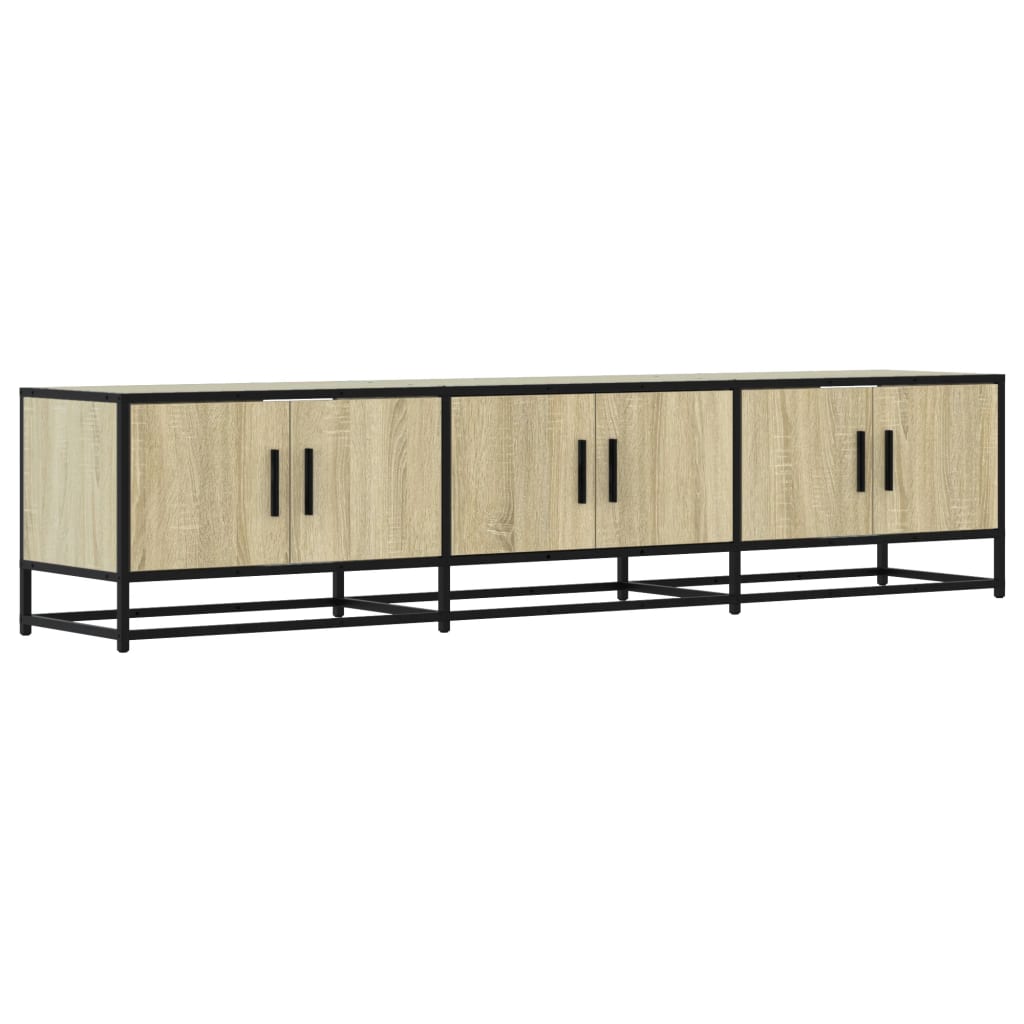 tv-bord 180x35x41 cm konstrueret træ sonoma-eg