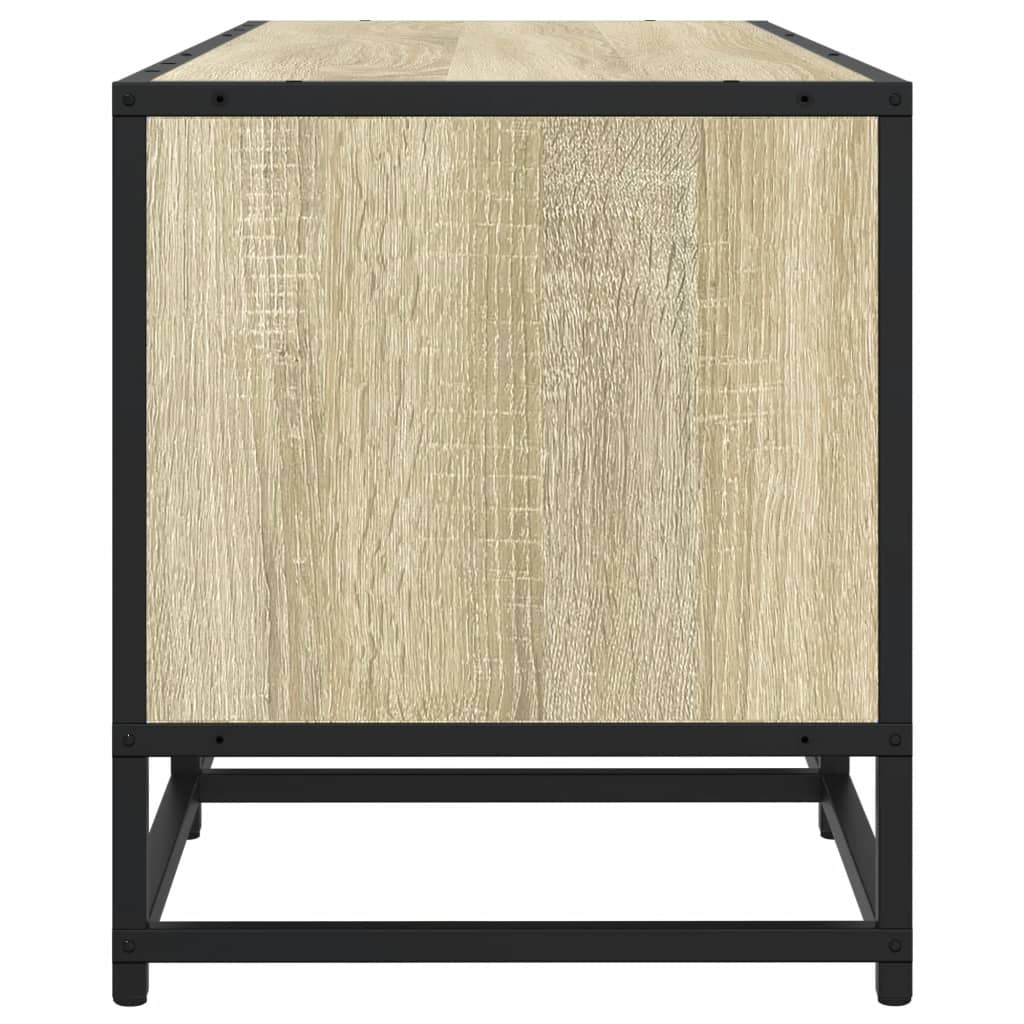 tv-bord 180x35x41 cm konstrueret træ sonoma-eg