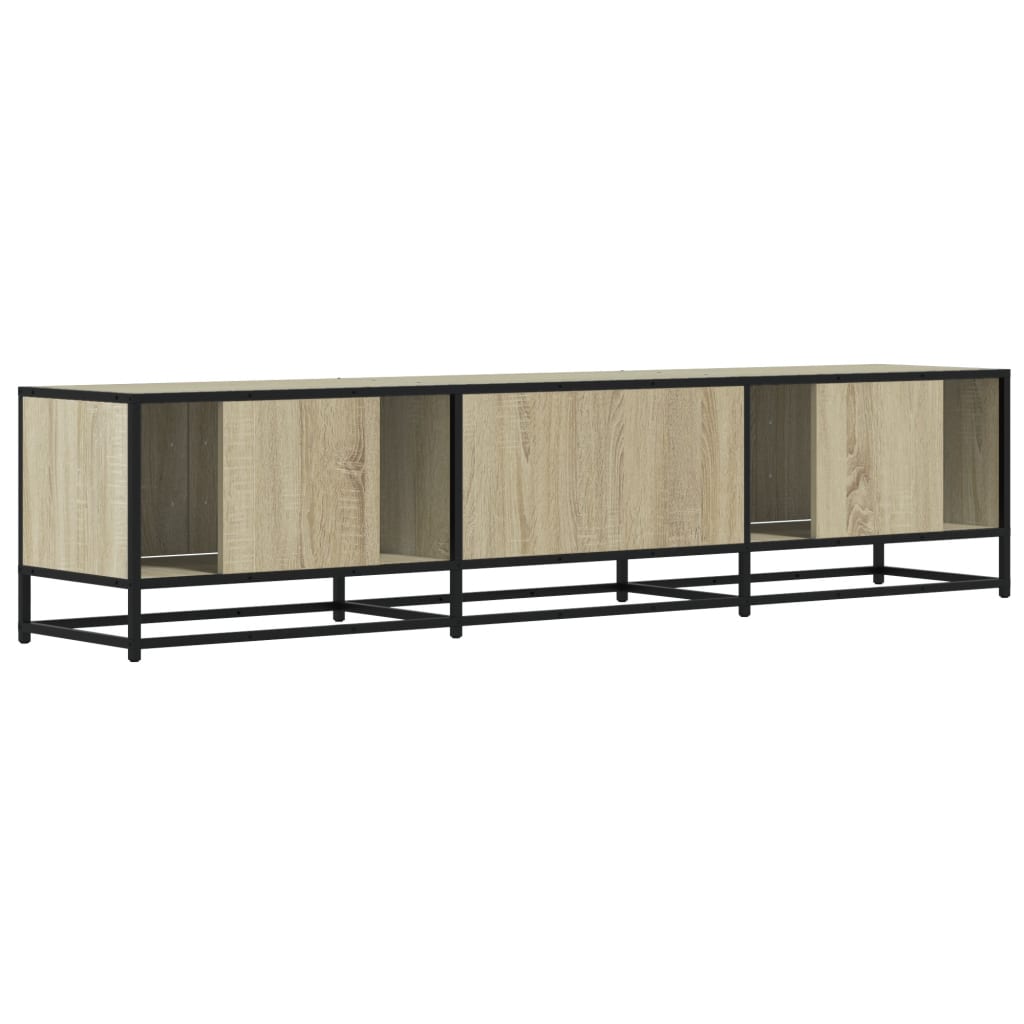 tv-bord 180x35x41 cm konstrueret træ sonoma-eg