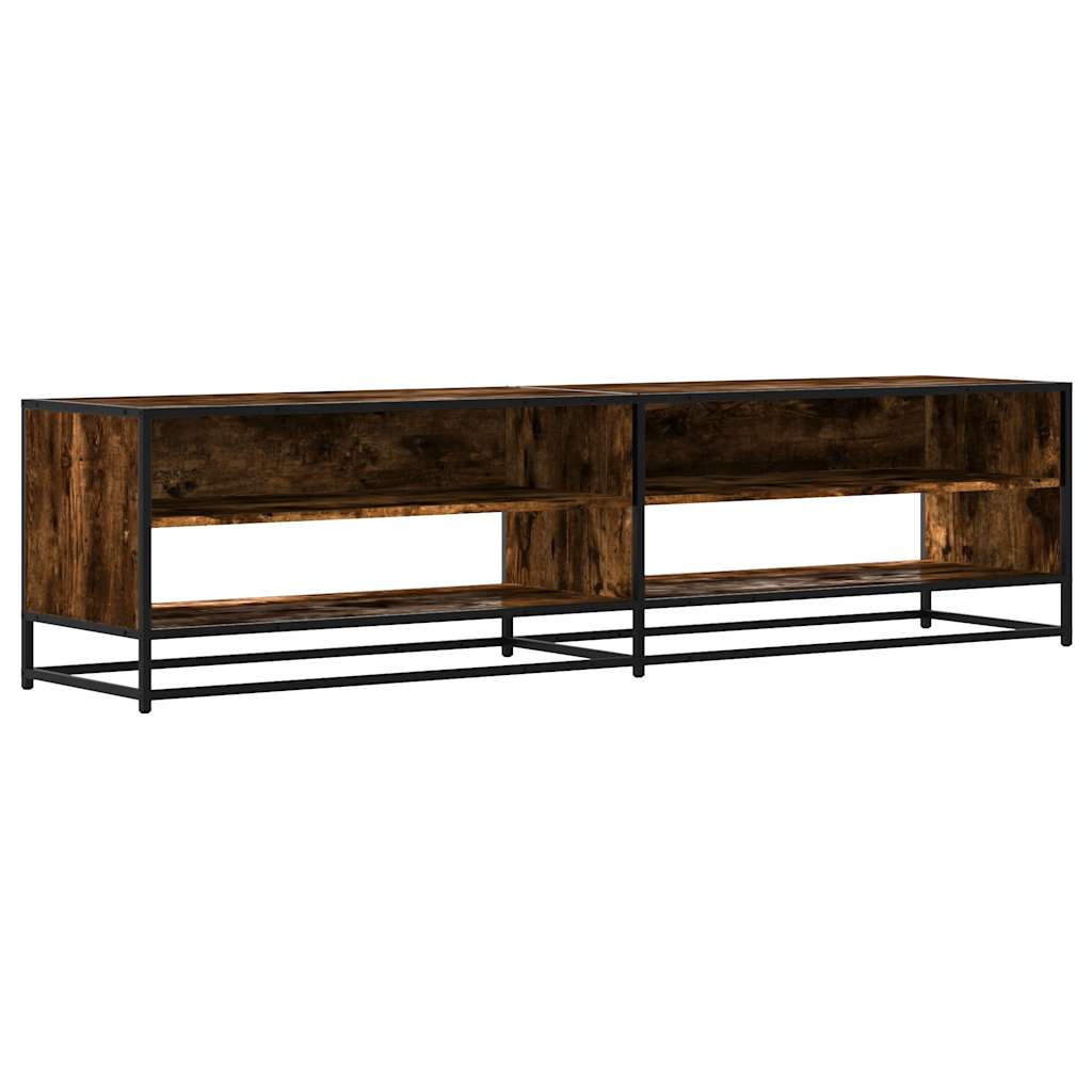 tv-bord 180,5x40x46 cm konstrueret træ røget egetræsfarve