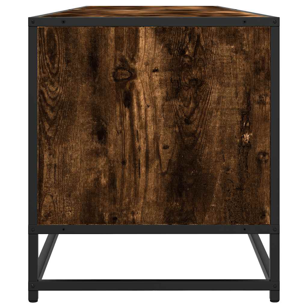 tv-bord 180,5x40x46 cm konstrueret træ røget egetræsfarve