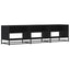 tv-bord 180x40x46 cm konstrueret træ sort