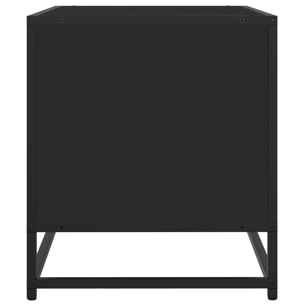 tv-bord 180x40x46 cm konstrueret træ sort