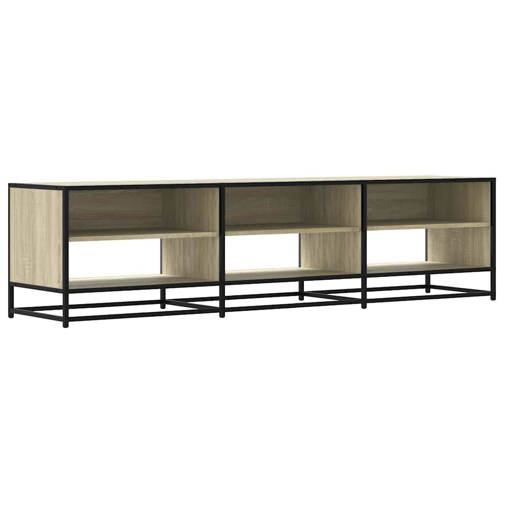 tv-bord 180x40x46 cm konstrueret træ sonoma-eg