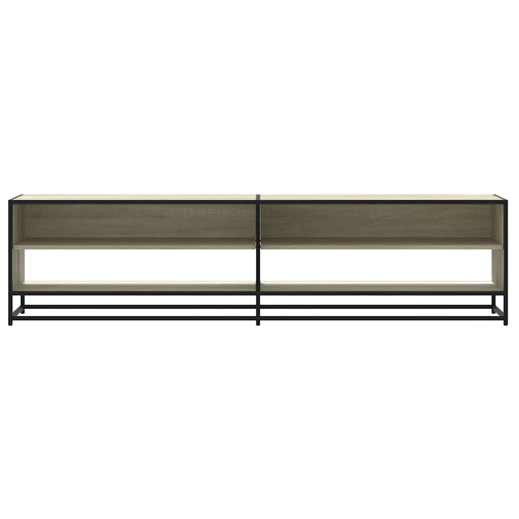 tv-bord 180x40x46 cm konstrueret træ sonoma-eg