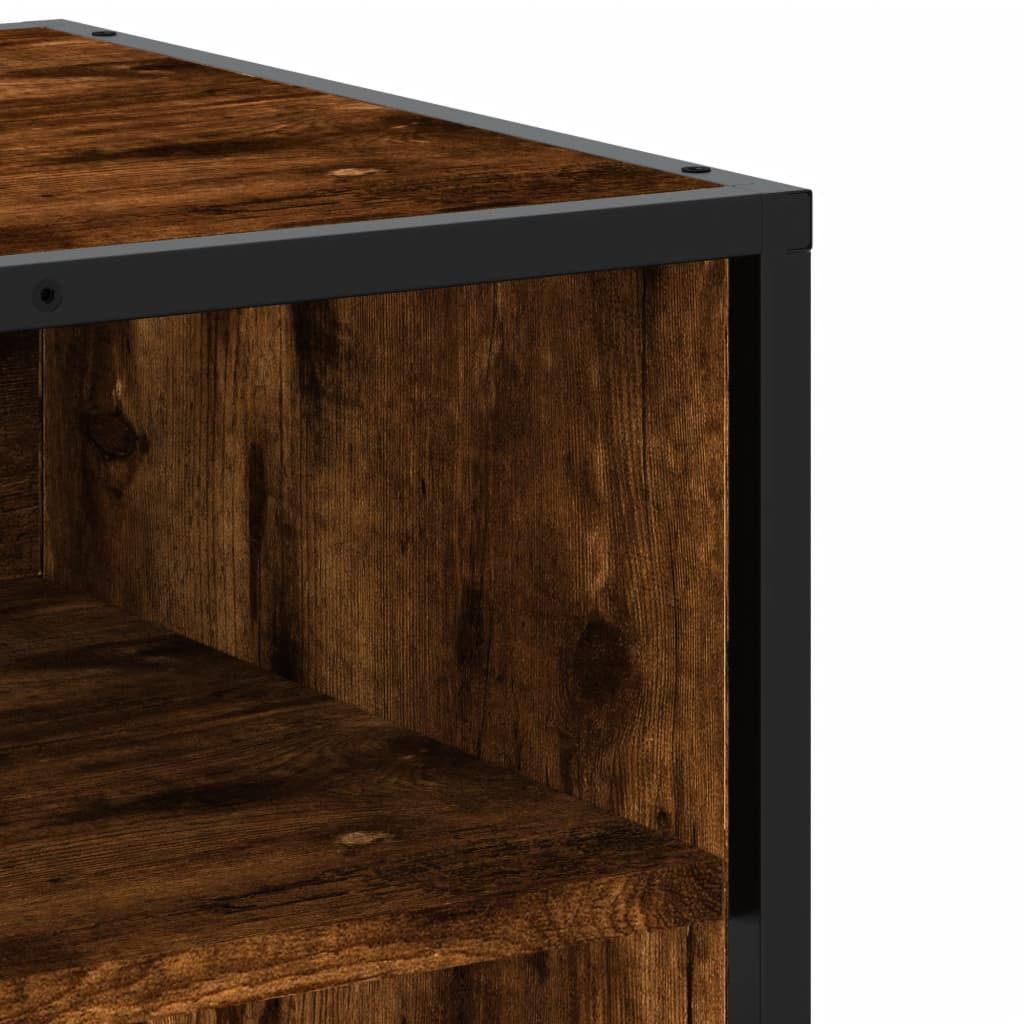tv-bord 180x40x46 cm konstrueret træ røget egetræsfarve