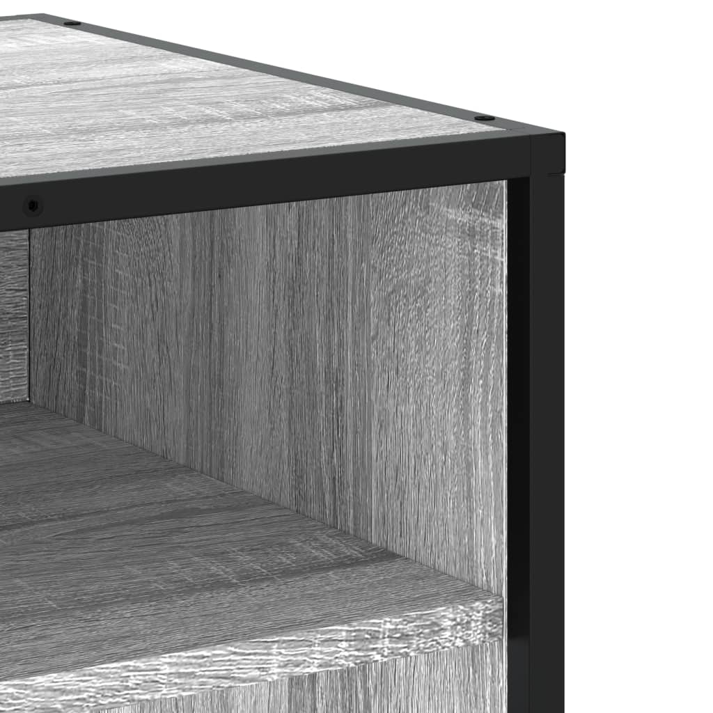 tv-bord 180x40x46 cm konstrueret træ grå sonoma-eg