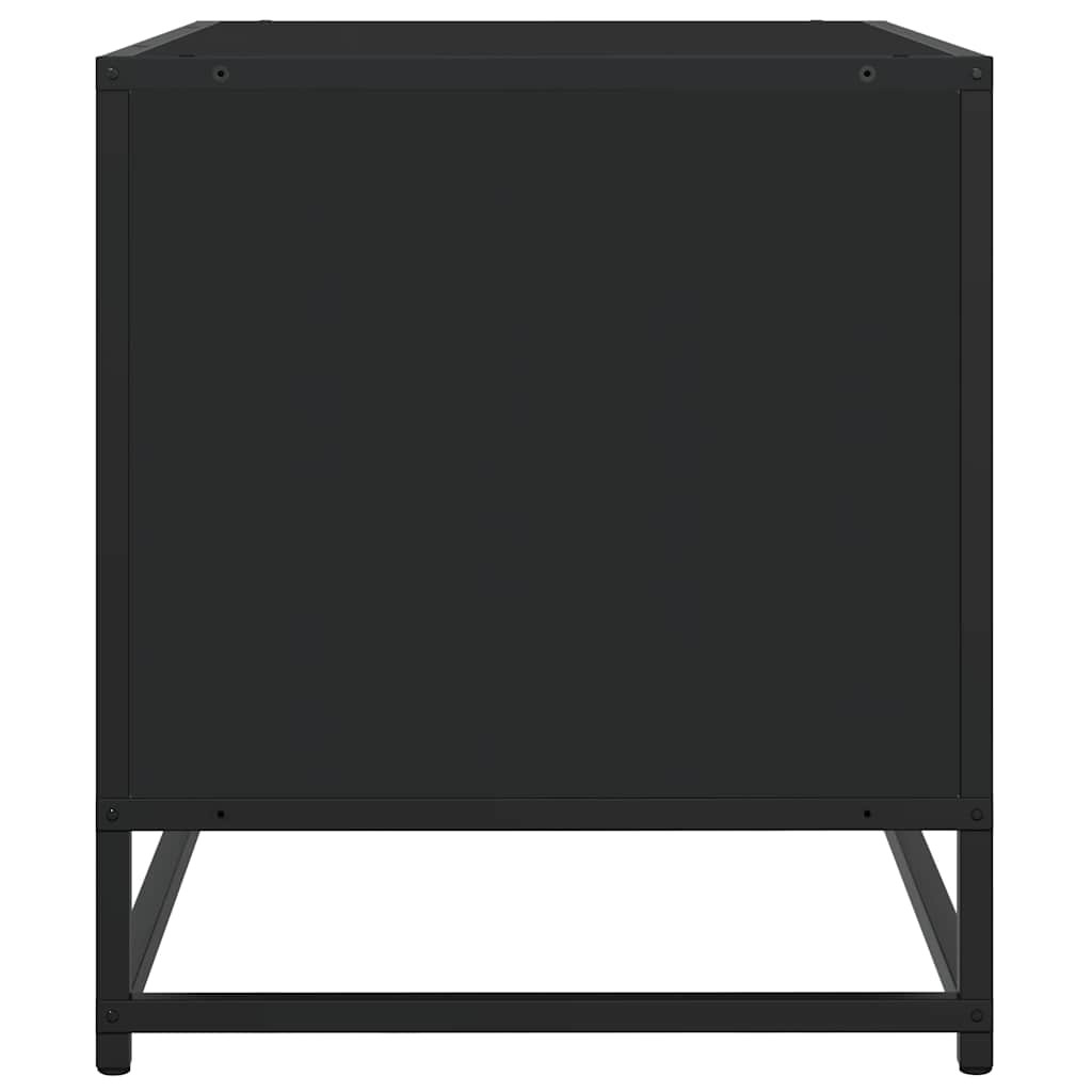 tv-bord 270x40x46 cm konstrueret træ sort