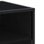 tv-bord 270x40x46 cm konstrueret træ sort