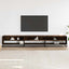 tv-bord 270x40x46 cm konstrueret træ røget egetræsfarve