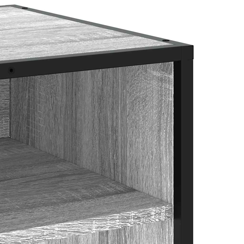 tv-bord 270x40x46 cm konstrueret træ grå sonoma-eg