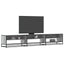 tv-bord 270x40x46 cm konstrueret træ grå sonoma-eg