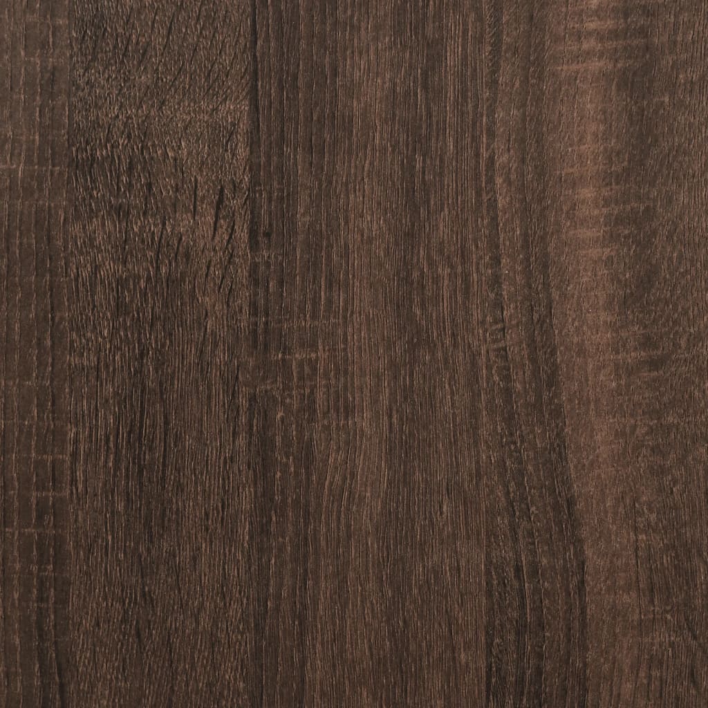 skænk 92x35x76 cm konstrueret træ brun egetræsfarve