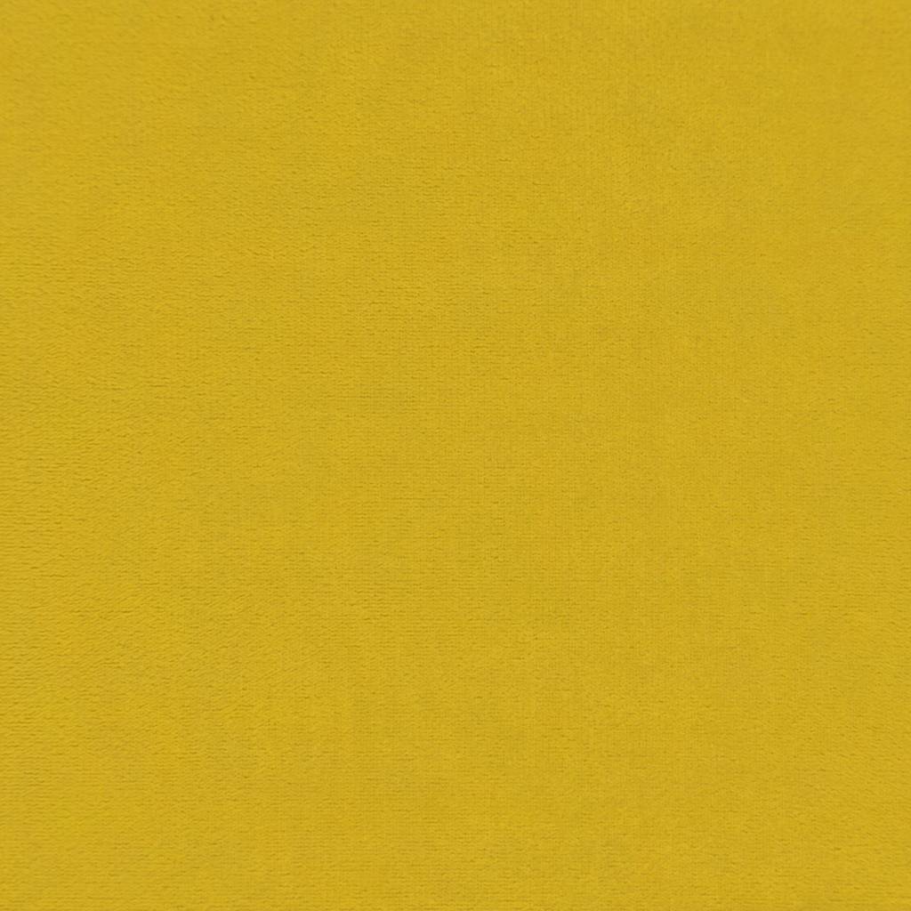 lænestol 64x74x84 cm fløjl gul