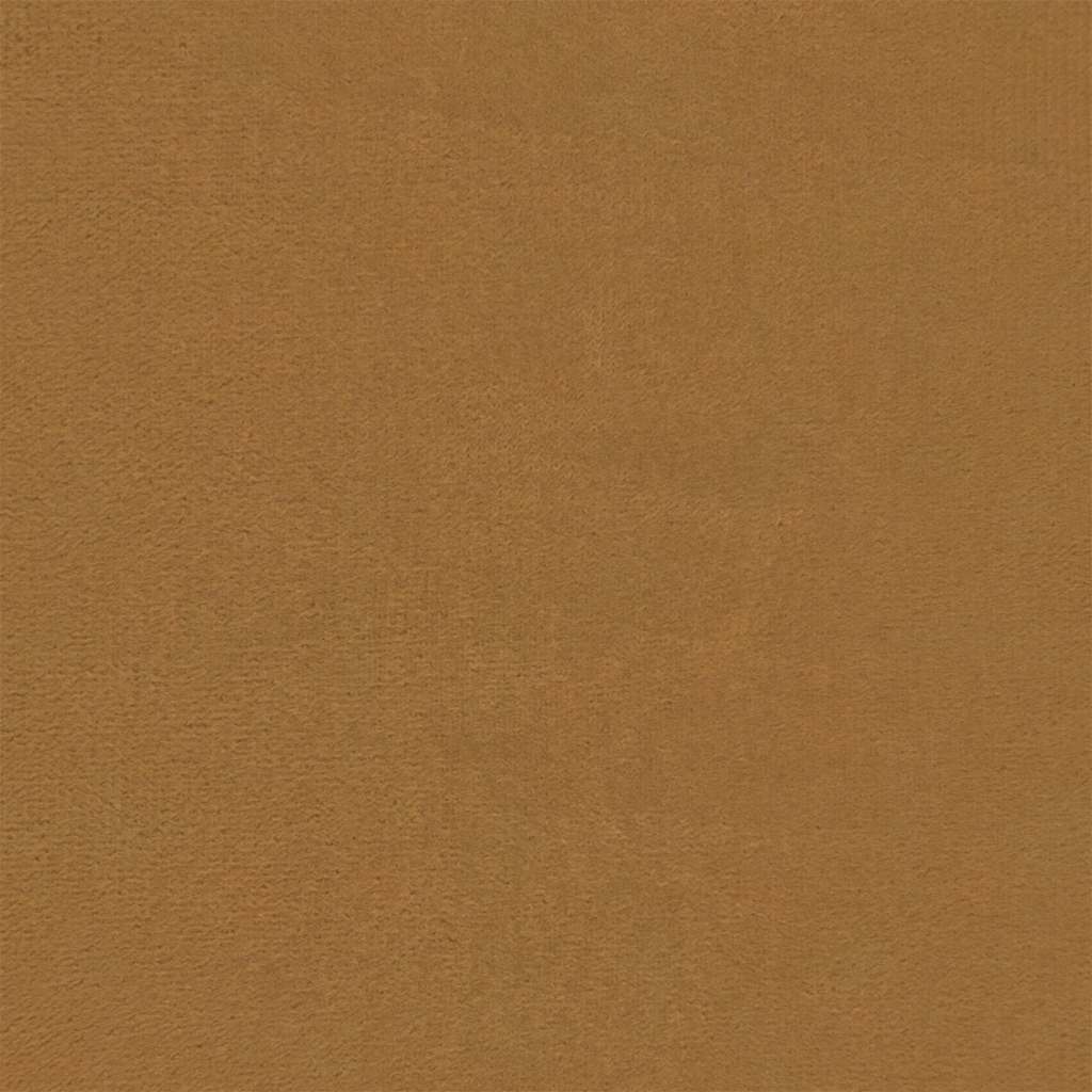 lænestol 64x74x84 cm fløjl brun
