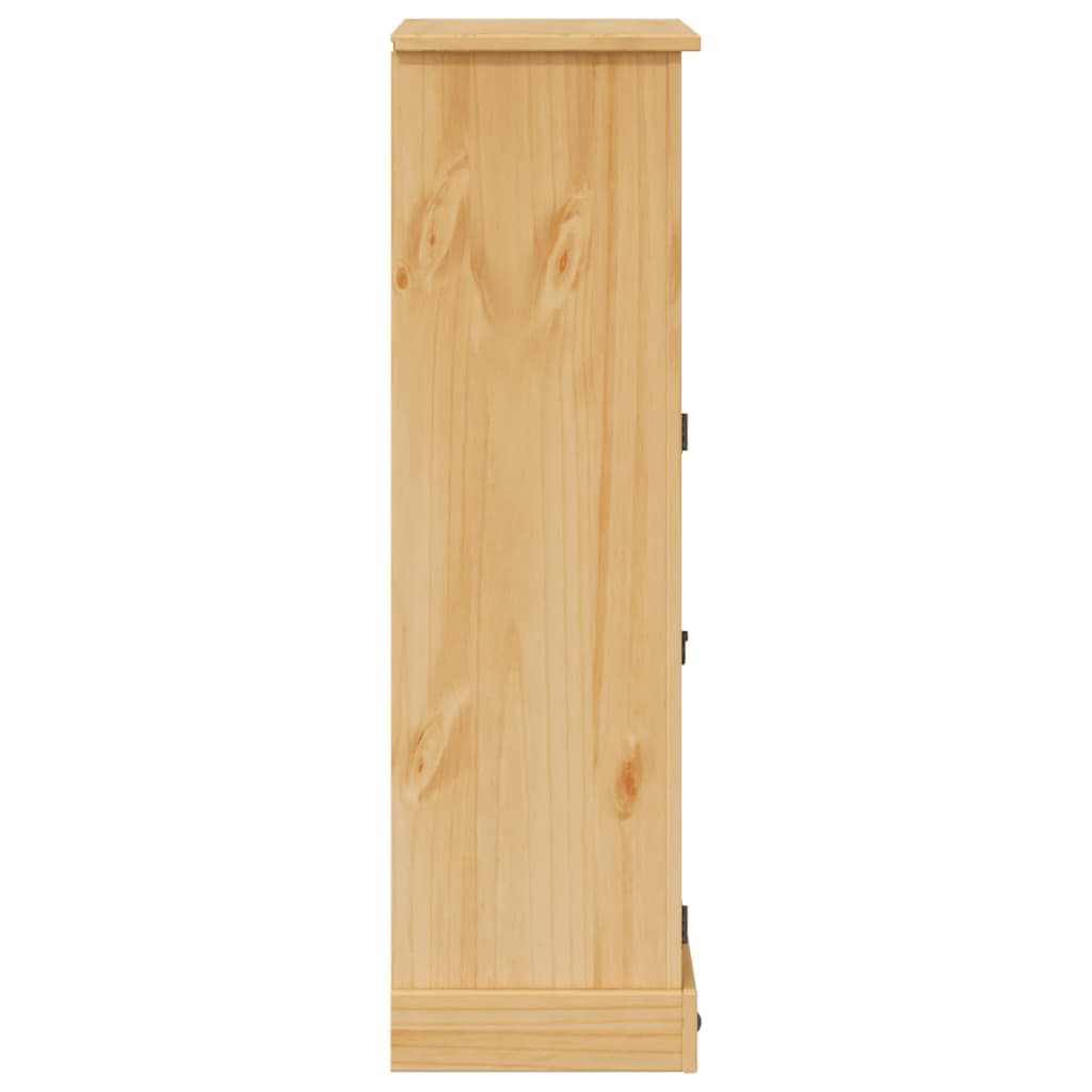 badeværelsesskab Corona 70x33x110 cm massivt fyrretræ